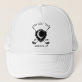 Personalized Golf Club Name Classic Trucker Hat キャップ (正面)
