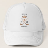 Personalized Golf Club Name Custom Trucker Hat  キャップ (正面)