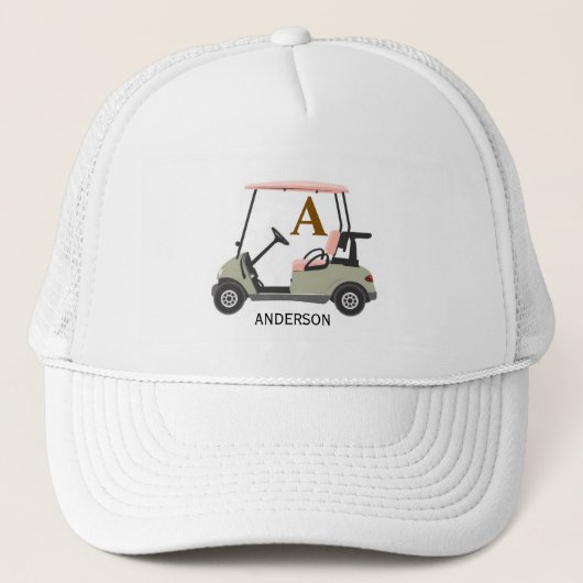 Personalized Golf Club Name Trucker Hat 2026 キャップ (正面)