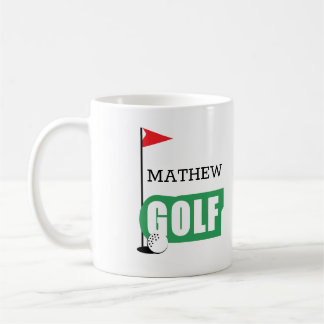Personalized Golf Coffee Mug コーヒーマグカップ