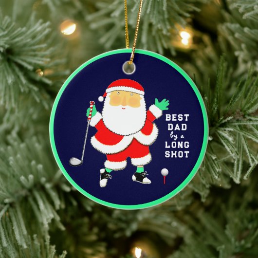 Personalized Golf Collectible セラミックオーナメント (ツリー)