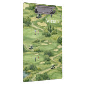Personalized golf course クリップボード (右)
