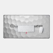 Personalized Golf Gift with Custom Name & Number デスクマット (キーボード&マウス)