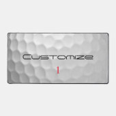 Personalized Golf Gift with Custom Name & Number デスクマット (正面)