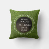 Personalized Golf Hole in One Award クッション (裏面)
