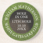 Personalized Golf Hole in One Award コースター (正面)