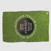 Personalized Golf Hole in One Award ゴルフタオル (横)
