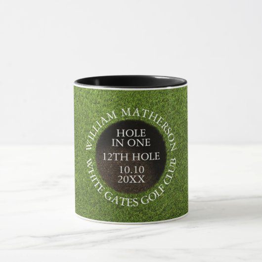 Personalized Golf Hole in One Award マグカップ (中央)