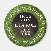 Personalized Golf Hole in One Award マグネット (正面)