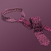 Personalized Golf Monogram Name Burgundy Golf Ball ネクタイ