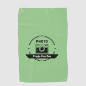 Personalized Golf Towel – Custom Name or Photo ゴルフタオル (正面)