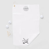 Personalized Golf Towel Stylish Name Logo Design ゴルフタオル (インサイチュ)