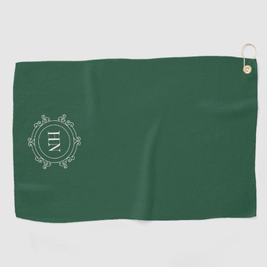 Personalized Golf Towel with Initials ゴルフタオル (横)