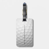 Personalized Golfer Name Golf-Ball  ラゲッジタグ (裏面縦)