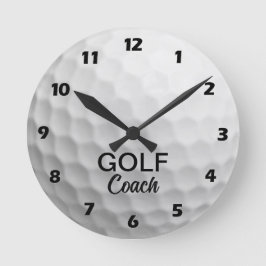 Personalized Golfing Coach ラウンド壁時計