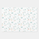 Personalized Goose Christmas Wrapping Paper Sheets ラッピングペーパーシート (正面)
