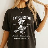 Personalized Goth Bachelorette Halloween Party Tシャツ