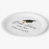 Personalized Grad Party, Name and Year ペーパープレート (アングル)