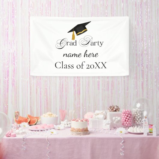 Personalized Grad Party, Name and Year 横断幕 (パーティー)