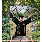 Personalized Grad Party Welcome Sign アクリルサイン