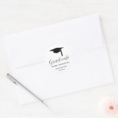 Personalized Graduate Cap and Tassel Graduation  ラウンドシール (封筒)