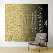 Personalized Graduate Congratulations Graduation タペストリー (インサイチュ(横))