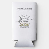 Personalized Graduate Slim Cooler / Enfriador Slim スリム缶クーラー (裏面)