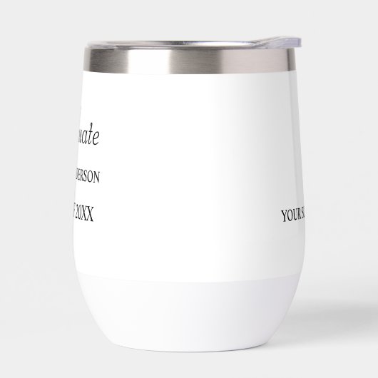 Personalized Graduate Tumbler Class of 2026 Gift (左面)