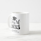 Personalized Graduation コーヒーマグカップ (正面左)