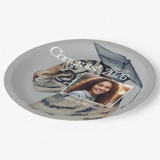 Personalized Graduation ペーパープレート (アングル)