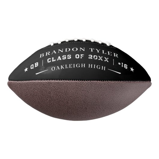 Personalized Graduation Athlete Keepsake アメリカンフットボール (回転270)