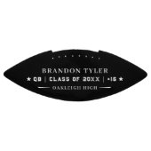 Personalized Graduation Athlete Keepsake アメリカンフットボール (パネル)