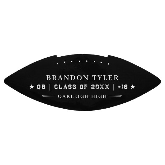Personalized Graduation Athlete Keepsake アメリカンフットボール (パネル)
