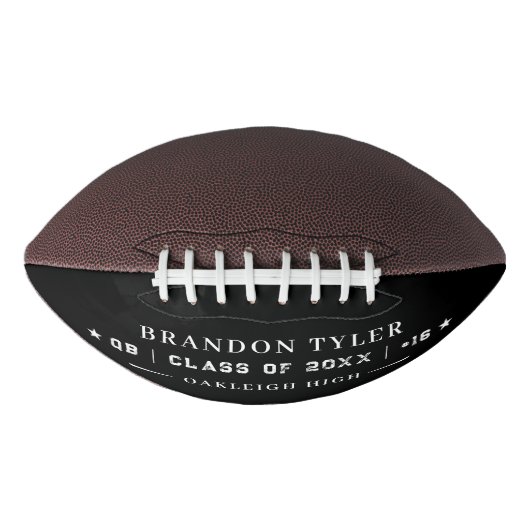 Personalized Graduation Athlete Keepsake アメリカンフットボール (正面)
