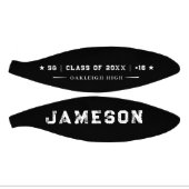 Personalized Graduation Athlete Keepsake ミニバスケットボール (パネル)