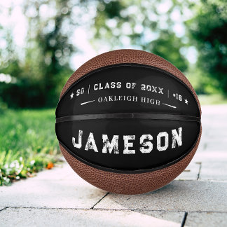 Personalized Graduation Athlete Keepsake ミニバスケットボール