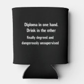 Personalized Graduation Beer Cooler, Custom Year 缶クーラー (裏面)