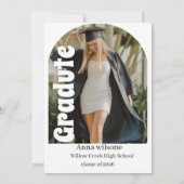 “Personalized Graduation Card – Celebrate Your Gra 招待状 (裏面)
