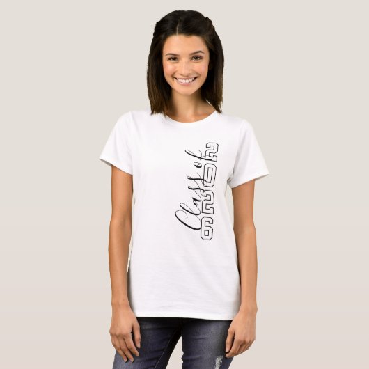 Personalized Graduation Class Of Year Tシャツ (正面フル)