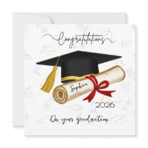 Personalized Graduation Congratulations