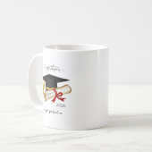 Personalized Graduation Congratulations コーヒーマグカップ (正面左)