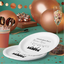 Personalized Graduation Custom Name and Class Year ペーパープレート