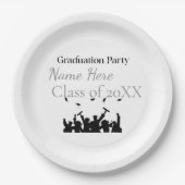 Personalized Graduation Custom Name and Class Year ペーパープレート (正面)