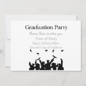 Personalized Graduation Custom Name and Class Year 招待状 (正面)