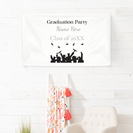 Personalized Graduation Custom Name and Class Year 横断幕 (インサイチュ)