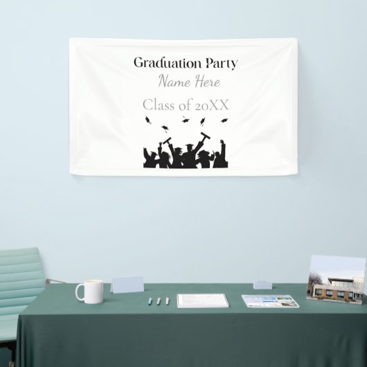 Personalized Graduation Custom Name and Class Year 横断幕 (トレードショー)