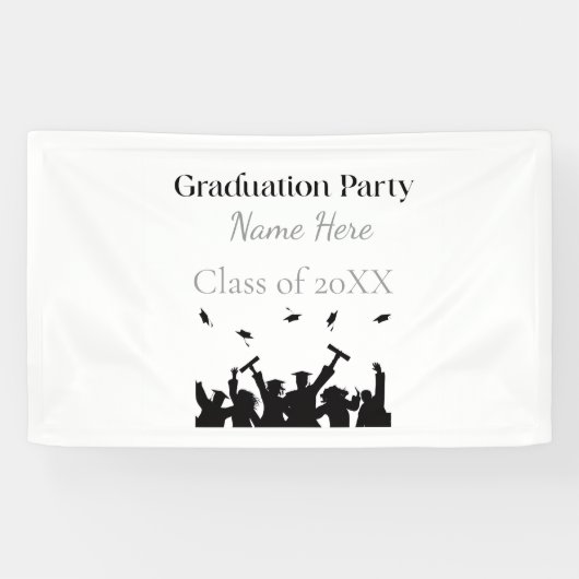 Personalized Graduation Custom Name and Class Year 横断幕 (横)