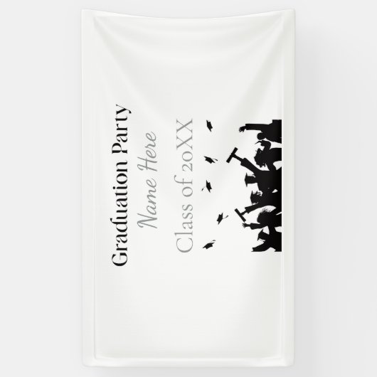 Personalized Graduation Custom Name and Class Year 横断幕 (縦)