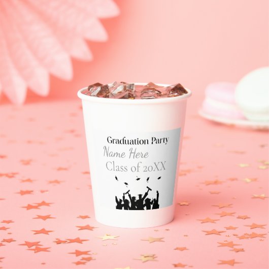Personalized Graduation Custom Name and Class Year 紙コップ (インサイチュ)