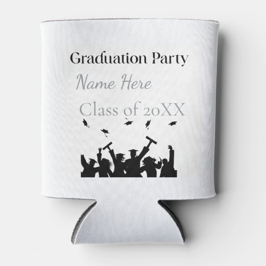 Personalized Graduation Custom Name and Class Year 缶クーラー (正面)